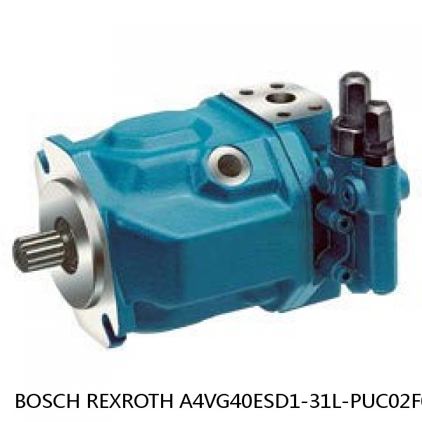 A4VG40ESD1-31L-PUC02F003S BOSCH REXROTH A4VG VARIABLE DISPLACEMENT PUMPS