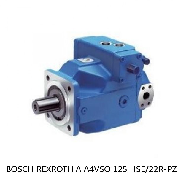 A A4VSO 125 HSE/22R-PZB13K99 BOSCH REXROTH A4VSO VARIABLE DISPLACEMENT PUMPS