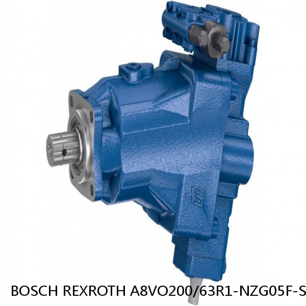 A8VO200/63R1-NZG05F-S 27031.947 BOSCH REXROTH A8VO VARIABLE DISPLACEMENT PUMPS