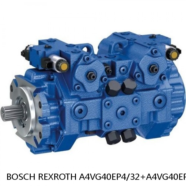 A4VG40EP4/32+A4VG40EP4/32 BOSCH REXROTH A4VG VARIABLE DISPLACEMENT PUMPS