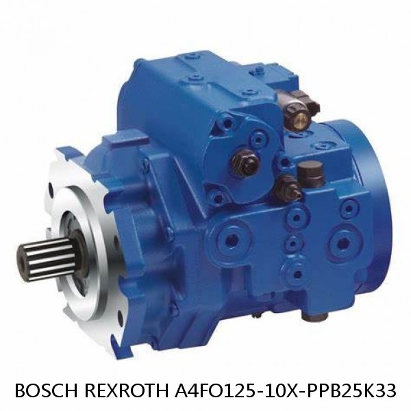 A4FO125-10X-PPB25K33 BOSCH REXROTH A4FO FIXED DISPLACEMENT PUMPS #1 image